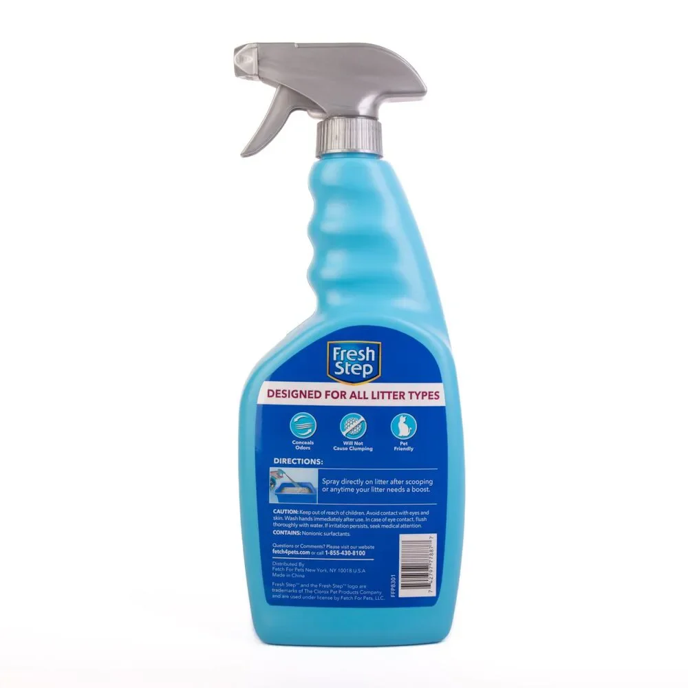 Fresh Step Cat Litter Box Odor Eliminating Spray | Cat Deodorizer Spray